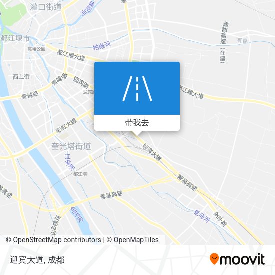 迎宾大道地图
