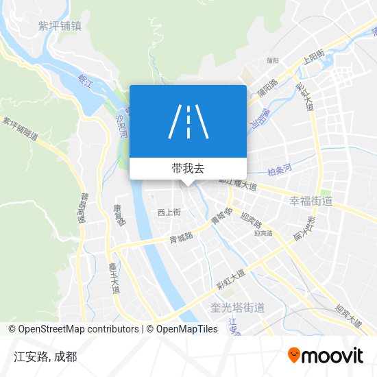 江安路地图