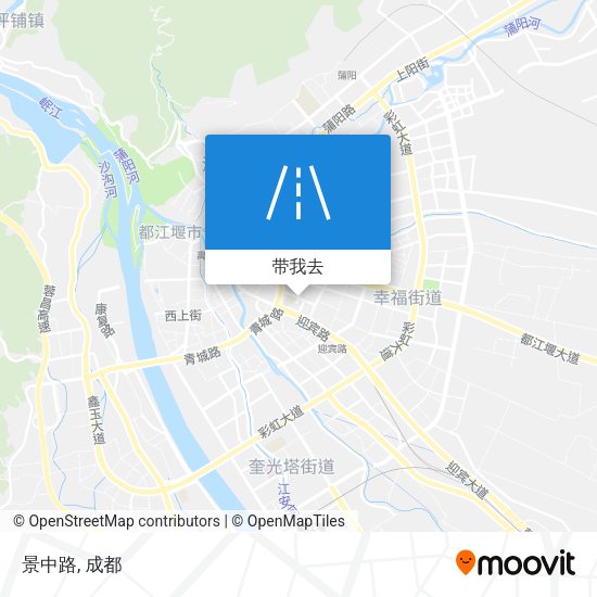 景中路地图