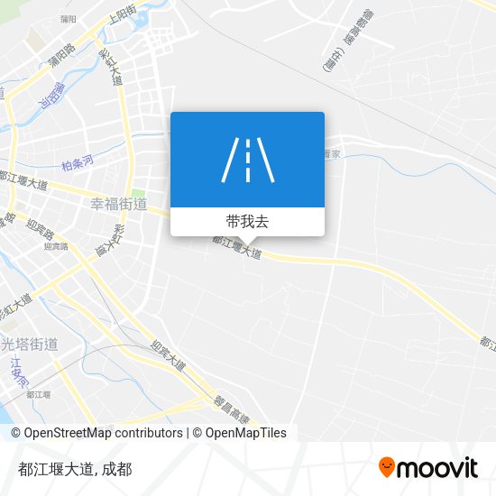 都江堰大道地图