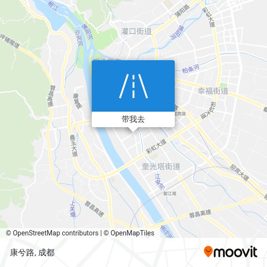 康兮路地图
