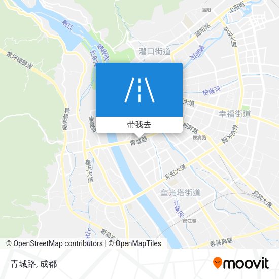 青城路地图