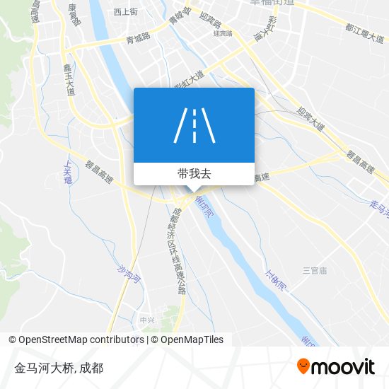 金马河大桥地图