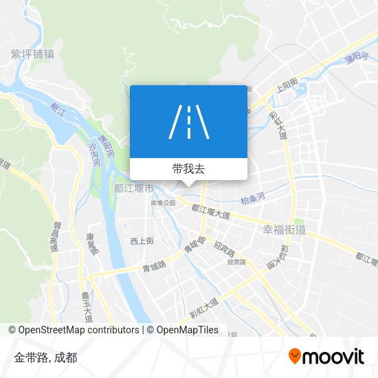 金带路地图