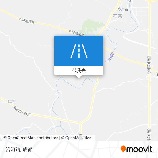 沿河路地图