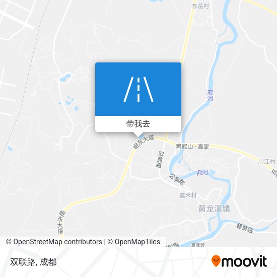 双联路地图