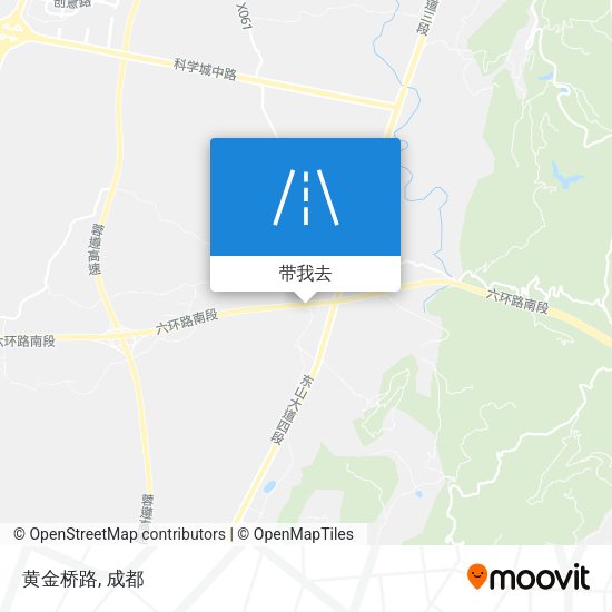 黄金桥路地图