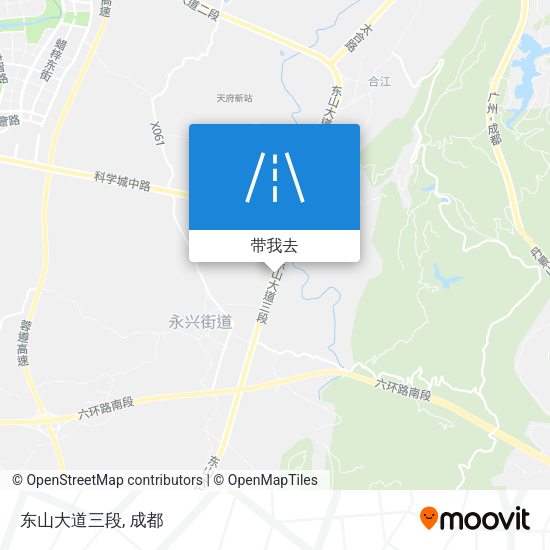 东山大道三段地图