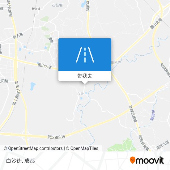 白沙街地图