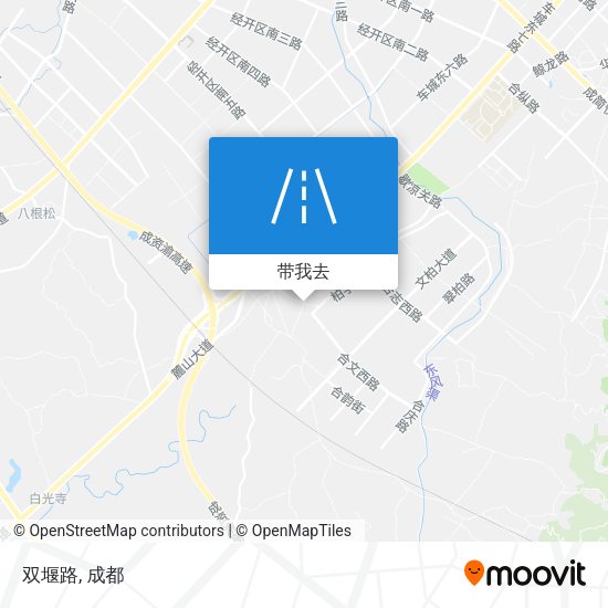 双堰路地图