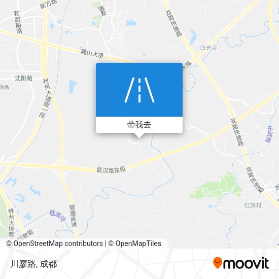 川廖路地图