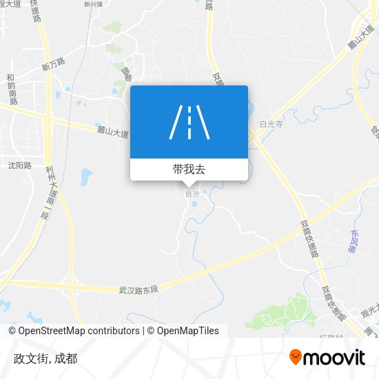 政文街地图