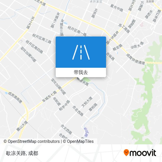 歇凉关路地图