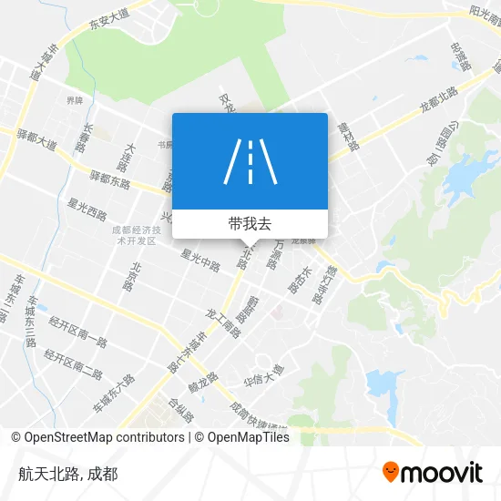 航天北路地图