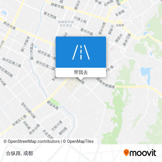 合纵路地图