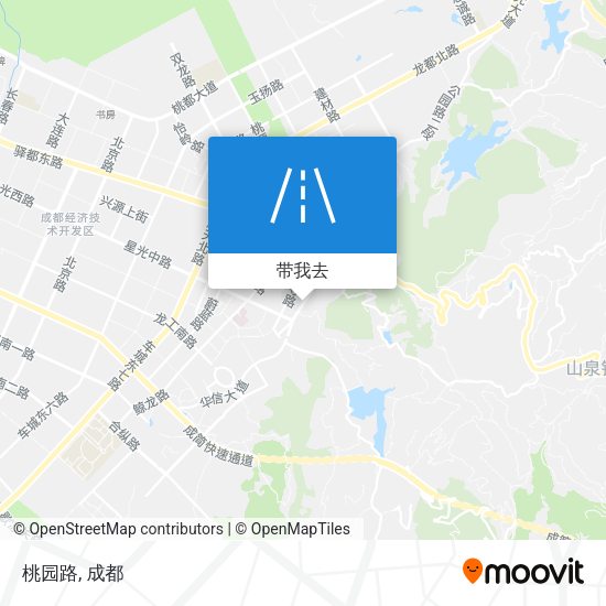 桃园路地图