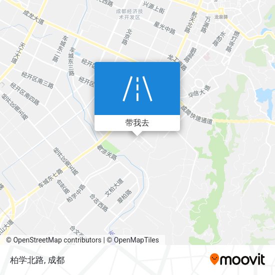 柏学北路地图