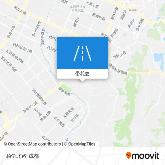 柏学北路地图