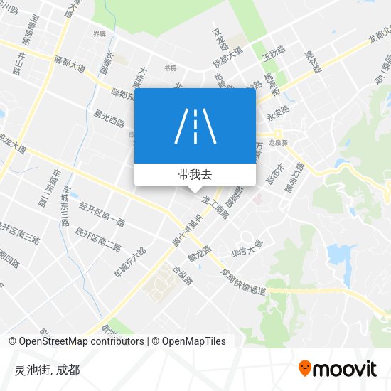 灵池街地图