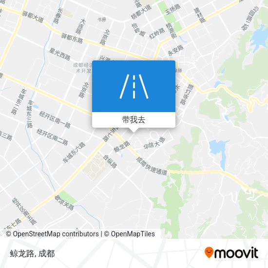 鲸龙路地图