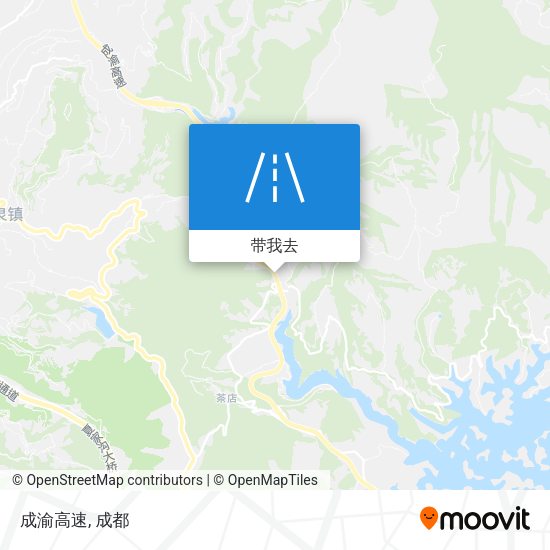 成渝高速地图