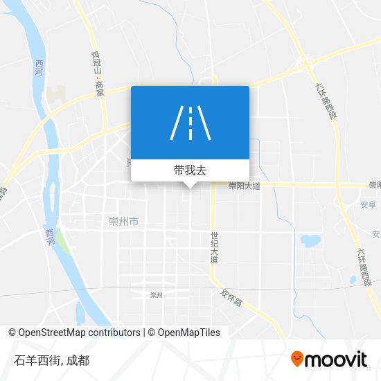 石羊西街地图