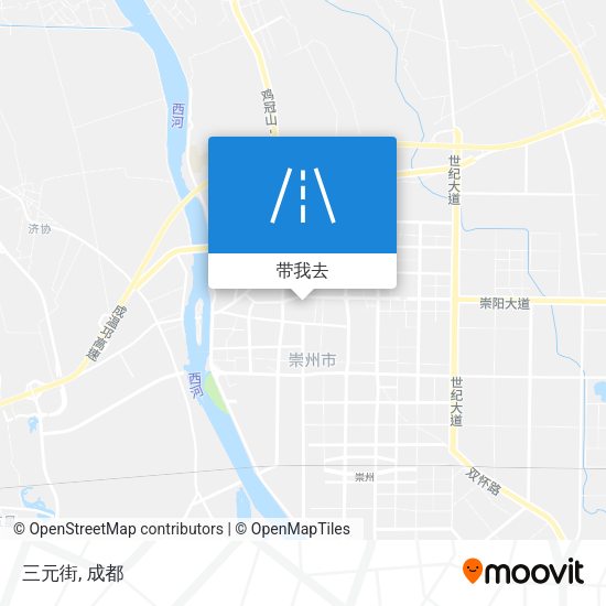 三元街地图