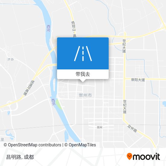 昌明路地图