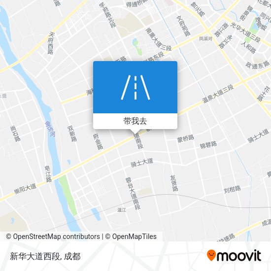 新华大道西段地图