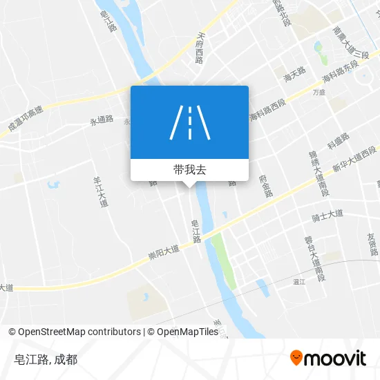 皂江路地图