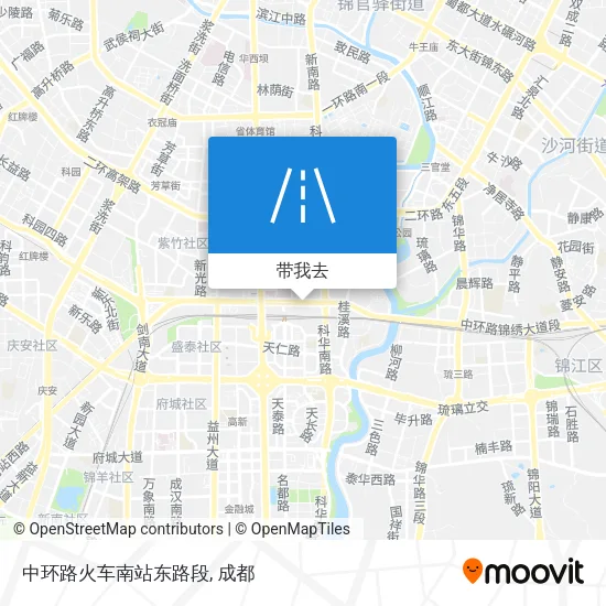 中环路火车南站东路段地图