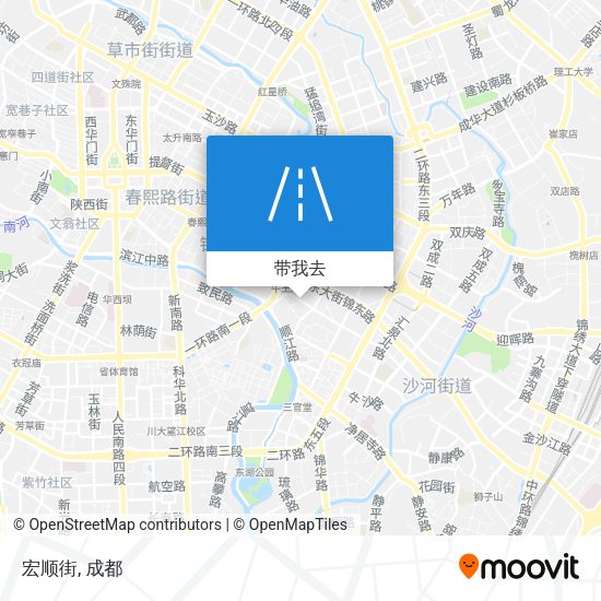 宏顺街地图
