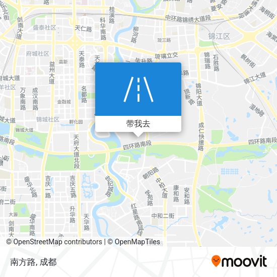 南方路地图