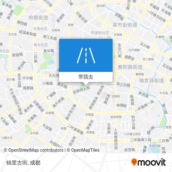 锦里古街地图