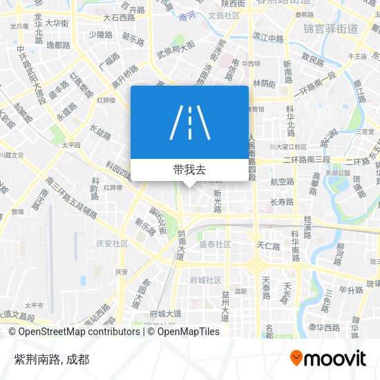 紫荆南路地图