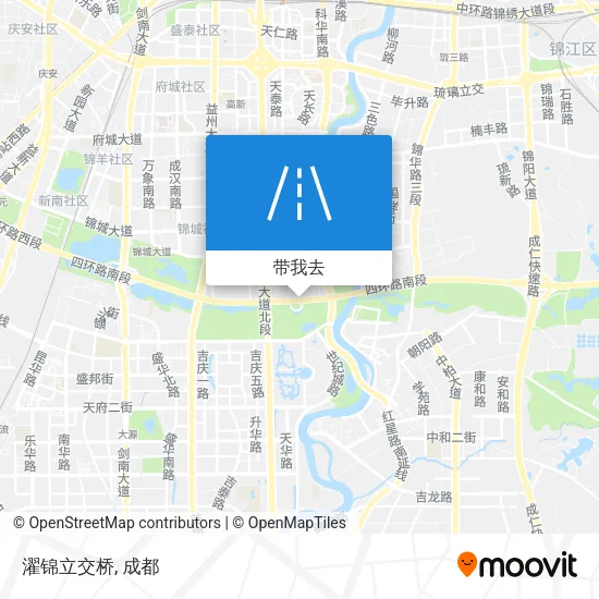 濯锦立交桥地图
