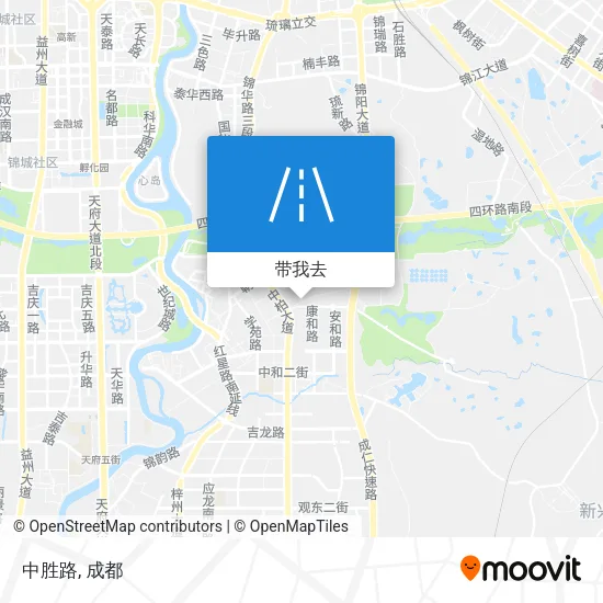 中胜路地图