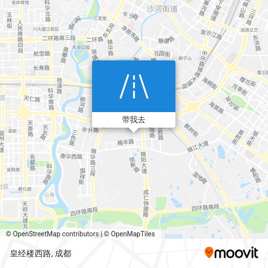 皇经楼西路地图