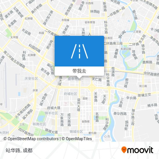 站华路地图
