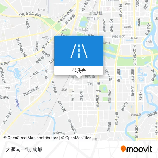 大源南一街地图
