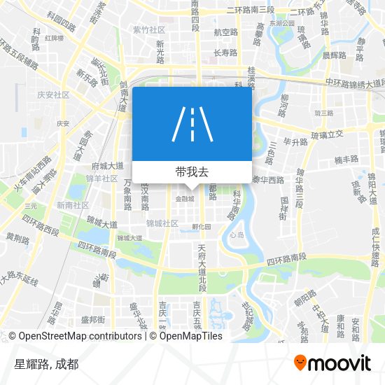 星耀路地图