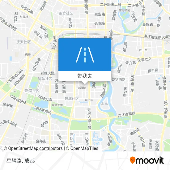 星耀路地图