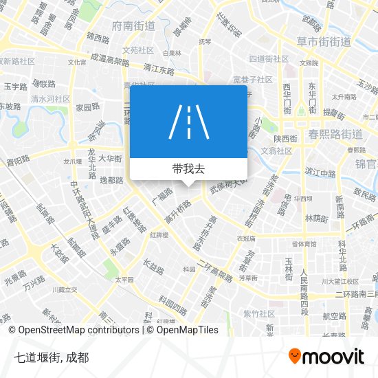 七道堰街地图