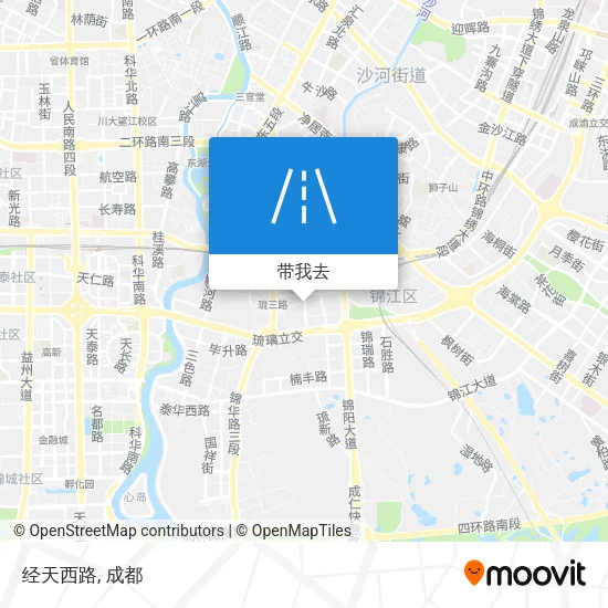 经天西路地图
