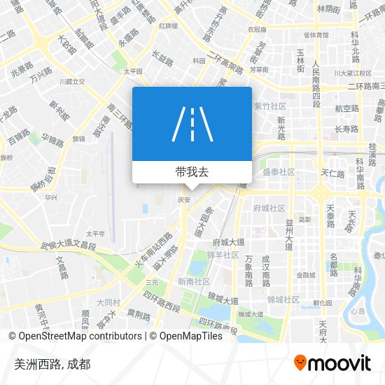 美洲西路地图