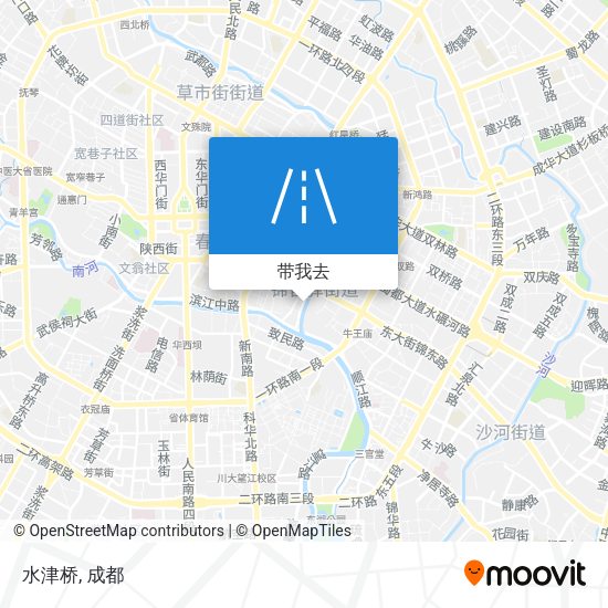 水津桥地图
