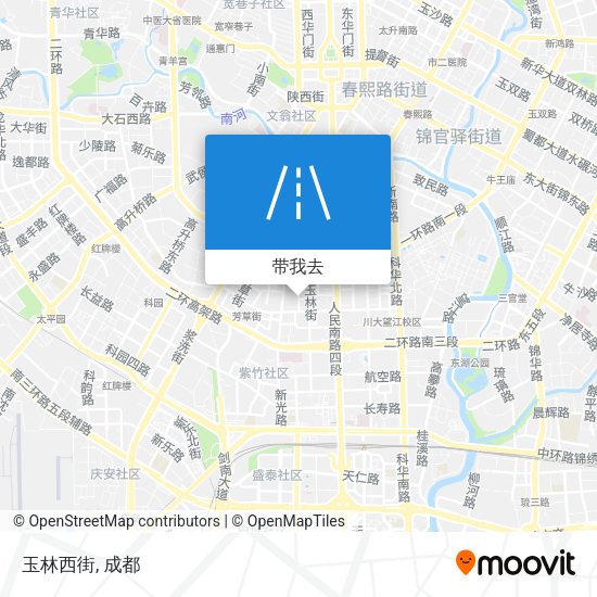 玉林西街地图
