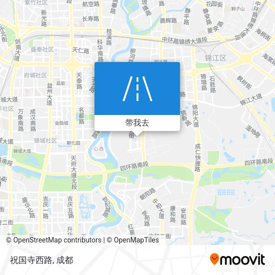 祝国寺西路地图