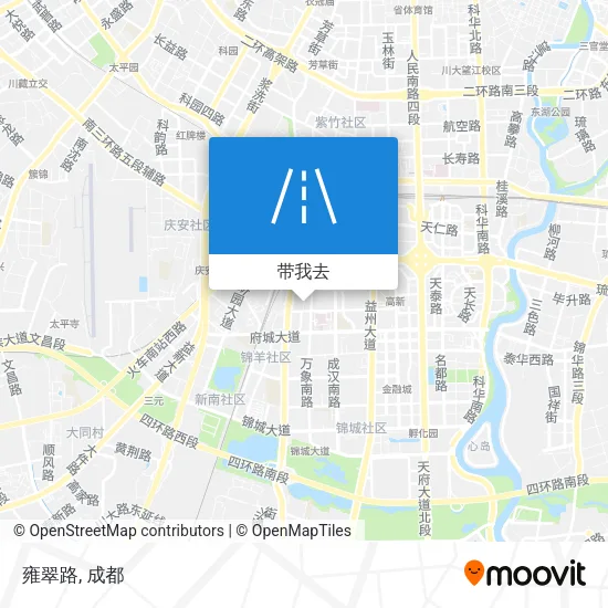 雍翠路地图