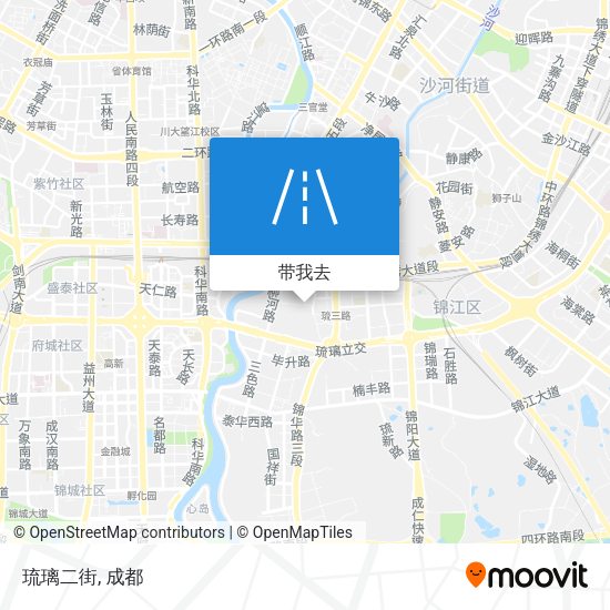 琉璃二街地图